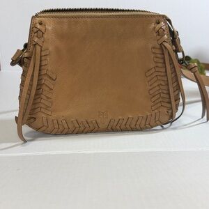 Tan Leather Crossbody Bag